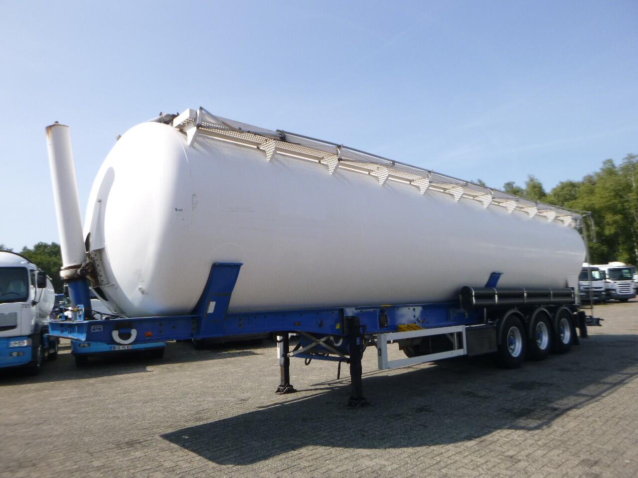 Feldbinder Powder tank alu 63 m3 / 1 comp (tipping) | Tankoplegger | Tankoplegger Poeder / bulk