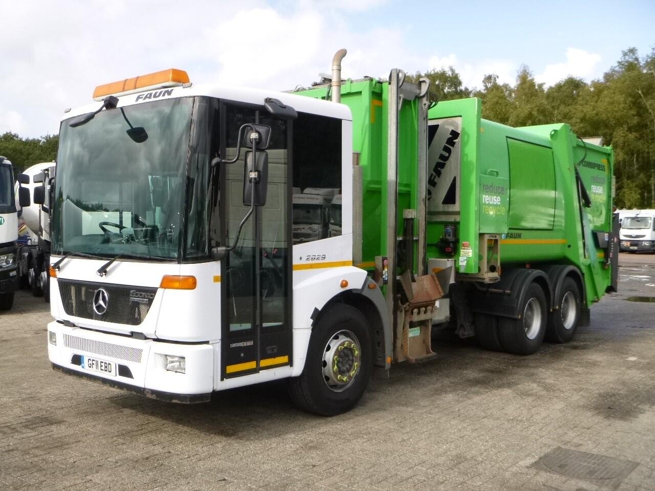 Mercedes Econic 2629LL 6x4 RHD Faun refuse truck | Vrachtwagen | Vuilniswagen