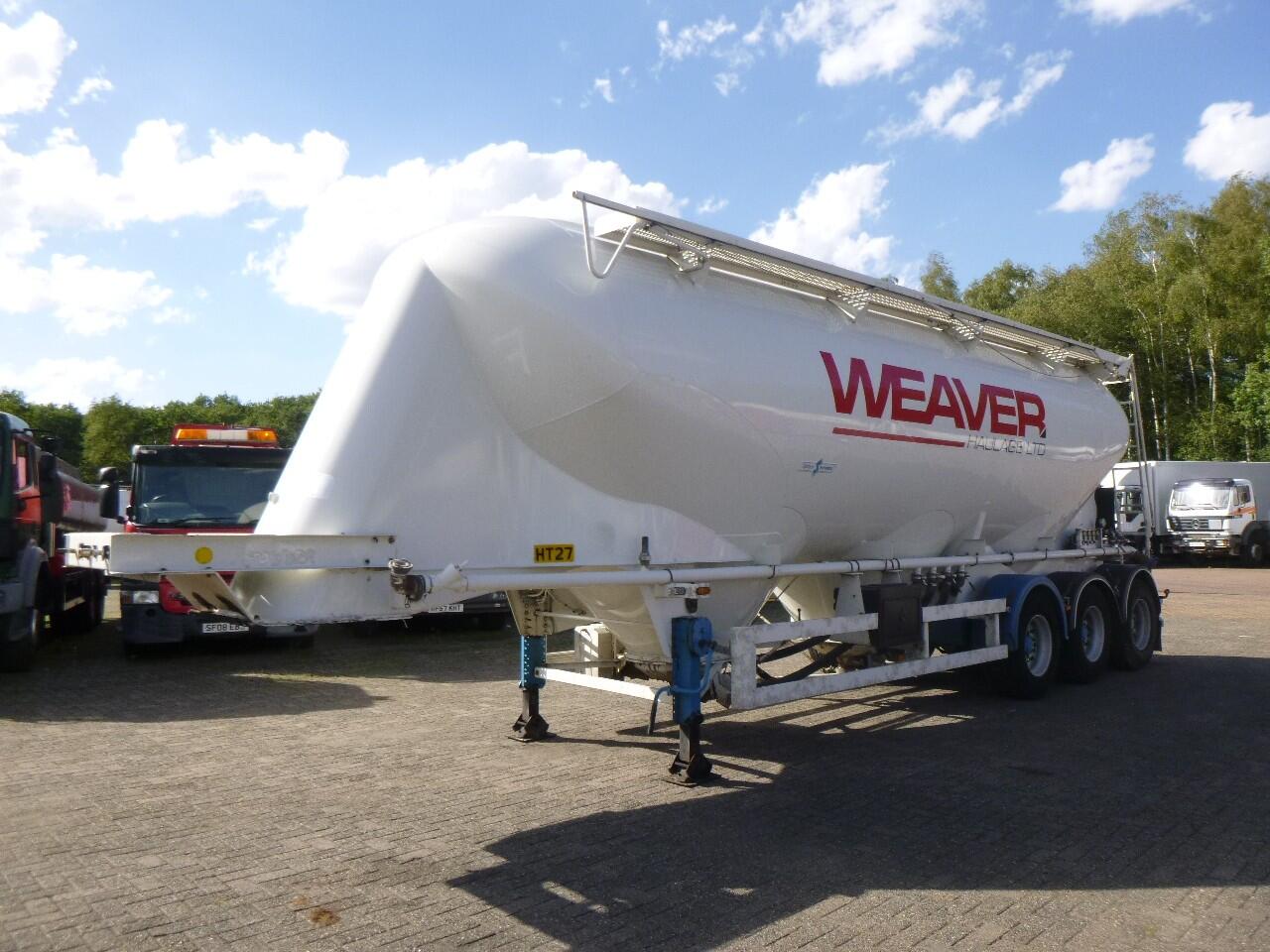 Spitzer Powder tank alu 43 m3 / 1 comp | Tankoplegger | Tankoplegger Poeder / bulk