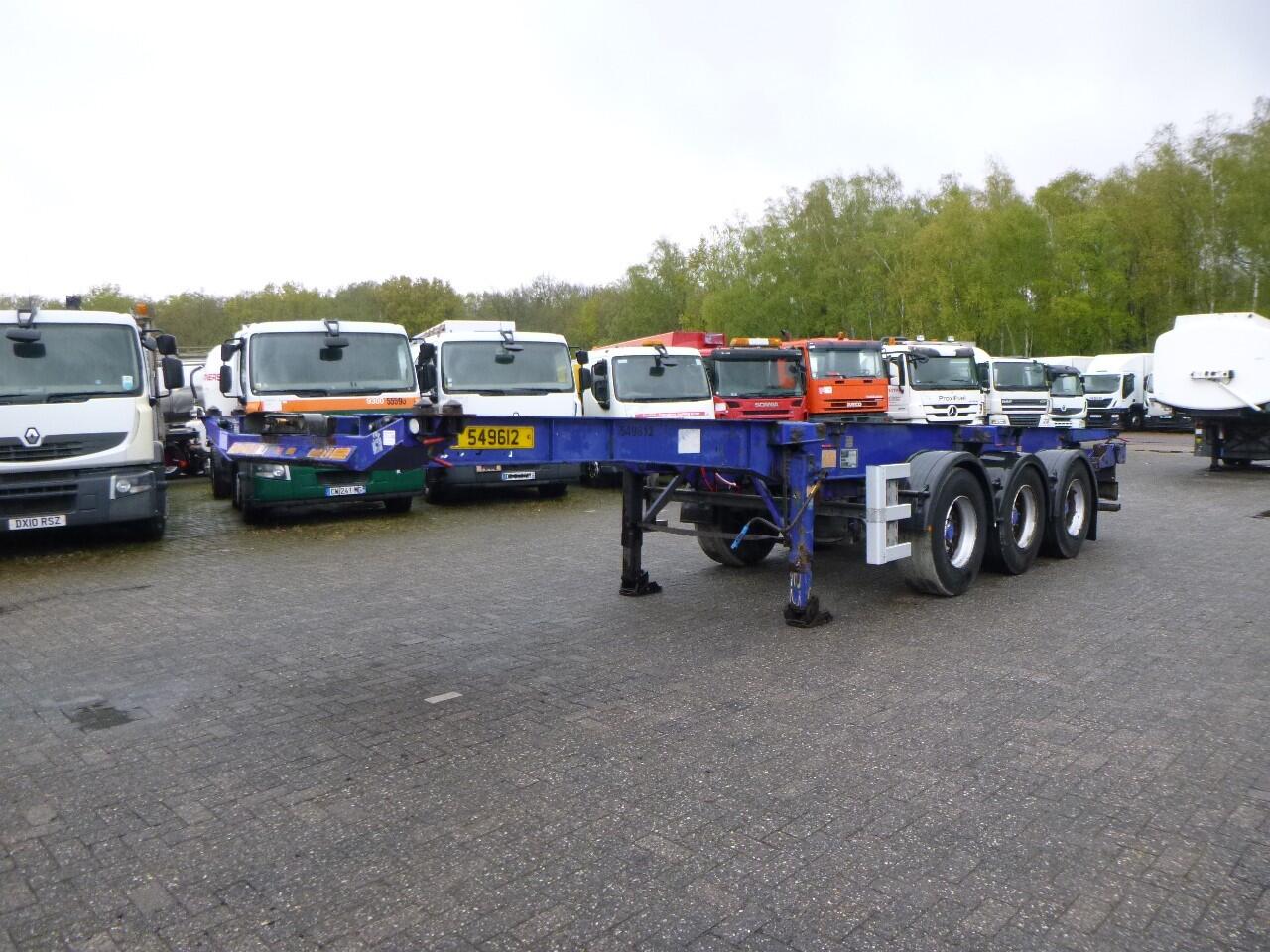 Dennison 3-axle container trailer 20-30-40-45 ft | Oplegger | Containertransport