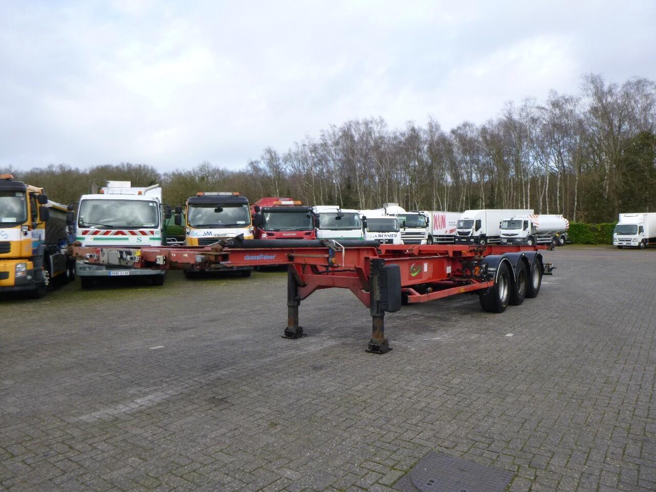 Asca 3-axle container trailer | Oplegger | Containertransport