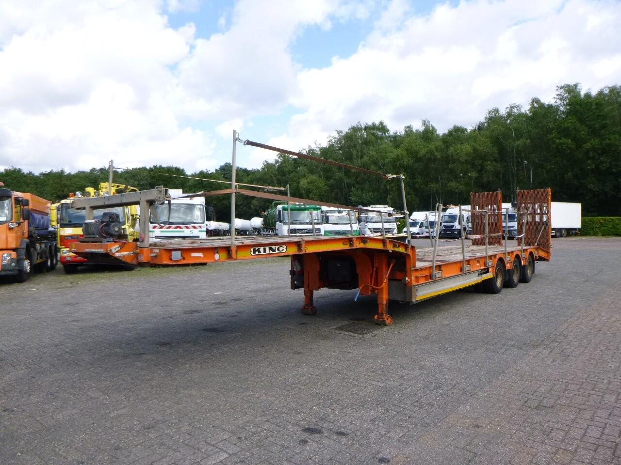 King 3-axle semi-lowbed trailer 44T + ramps | Oplegger | Semi-dieplader