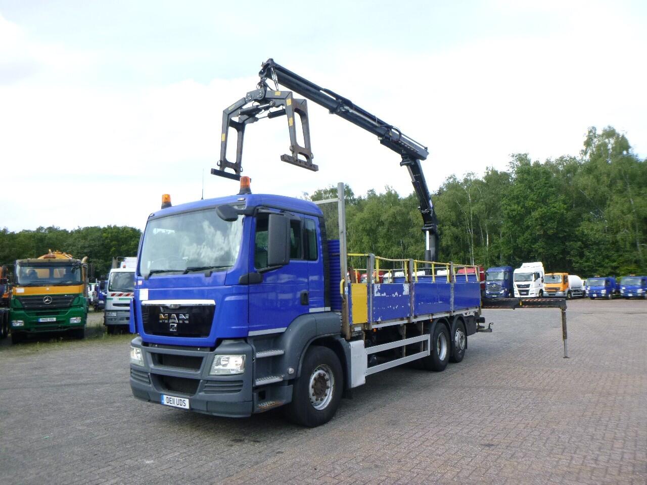 M.A.N. TGS 26.360 6x2 RHD + HMF 1420 K2 | Vrachtwagen | Kraanwagen