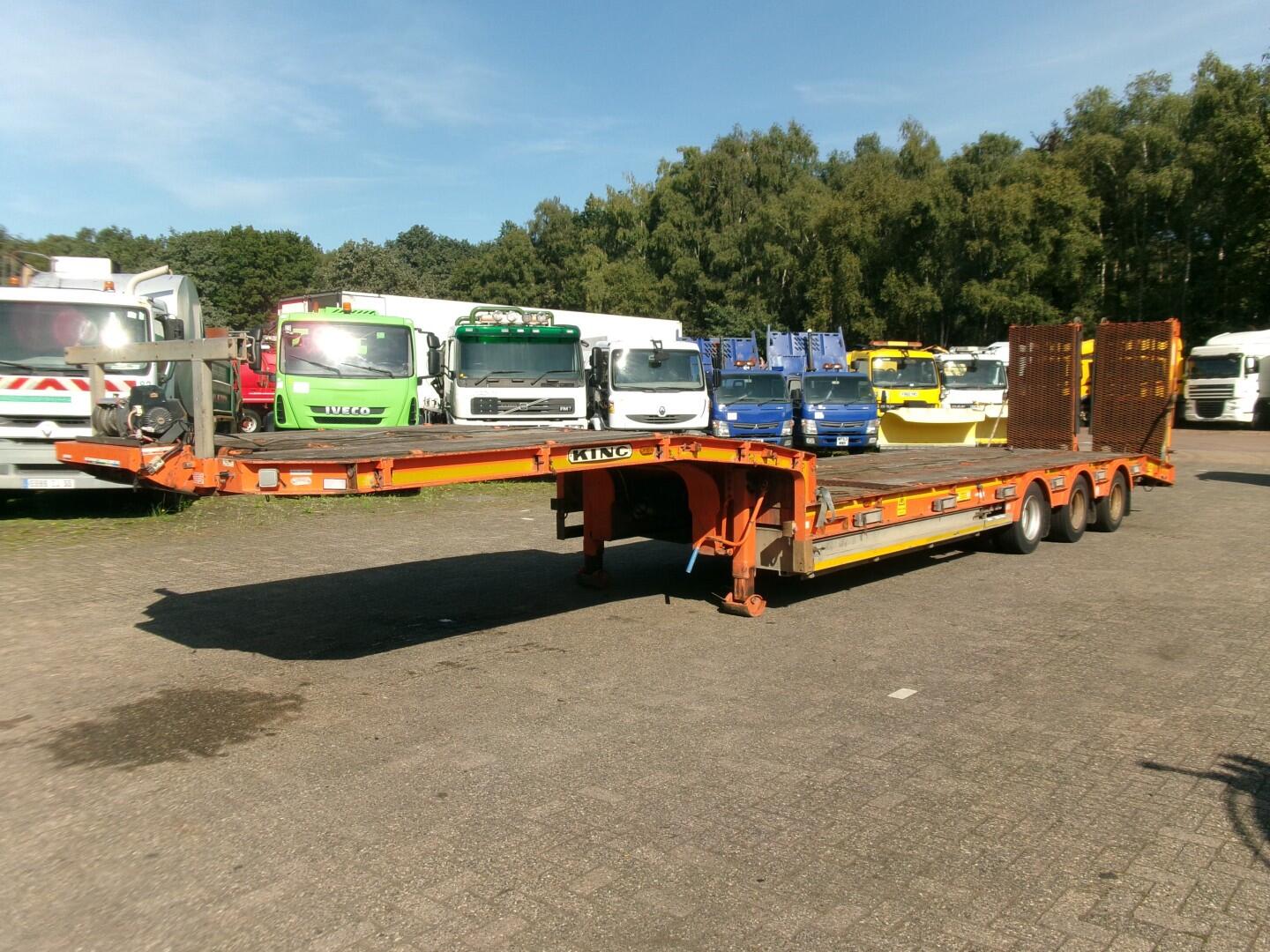King 3-axle semi-lowbed trailer 44T + ramps | Oplegger | Semi-dieplader