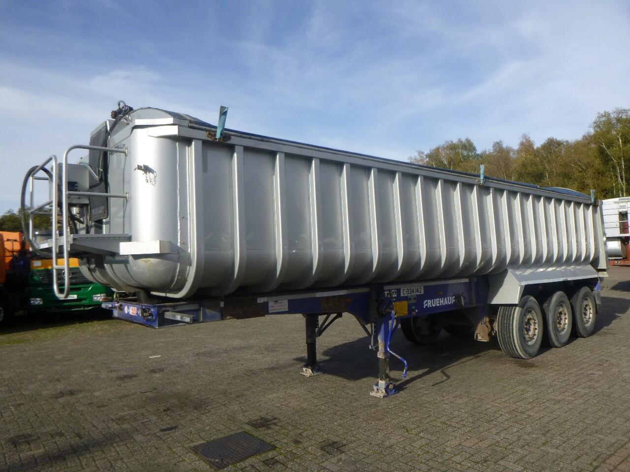 Fruehauf Tipper trailer alu 35 m3 + tarpaulin | Oplegger | Kipper