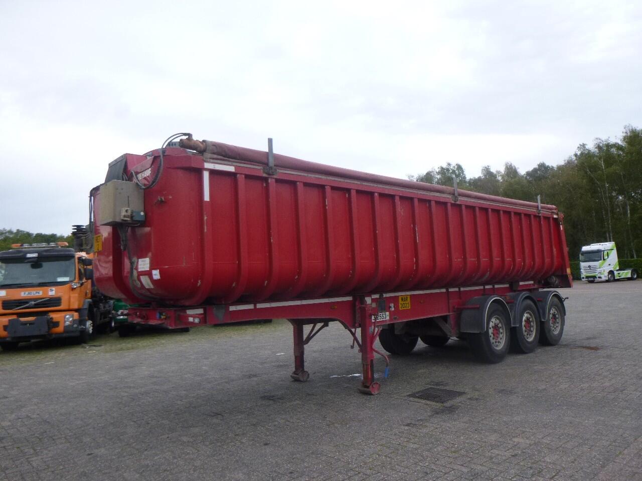 Fruehauf Tipper trailer alu 34.6 m3 + tarpaulin | Oplegger | Kipper