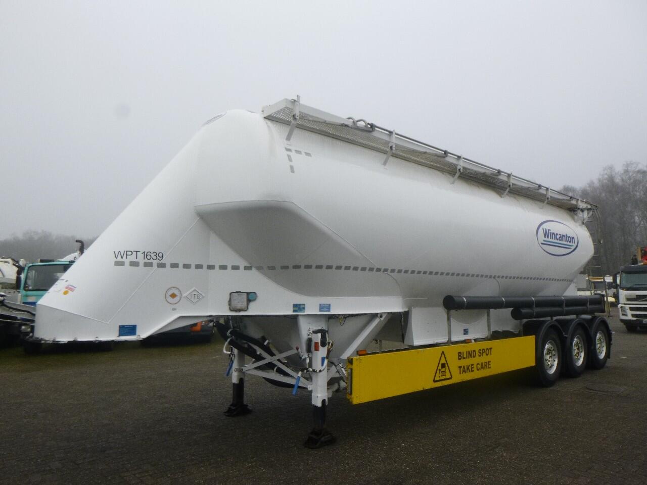 Feldbinder Powder tank alu alu 49 m3 / 1 comp | Tankoplegger | Tankoplegger Poeder / bulk