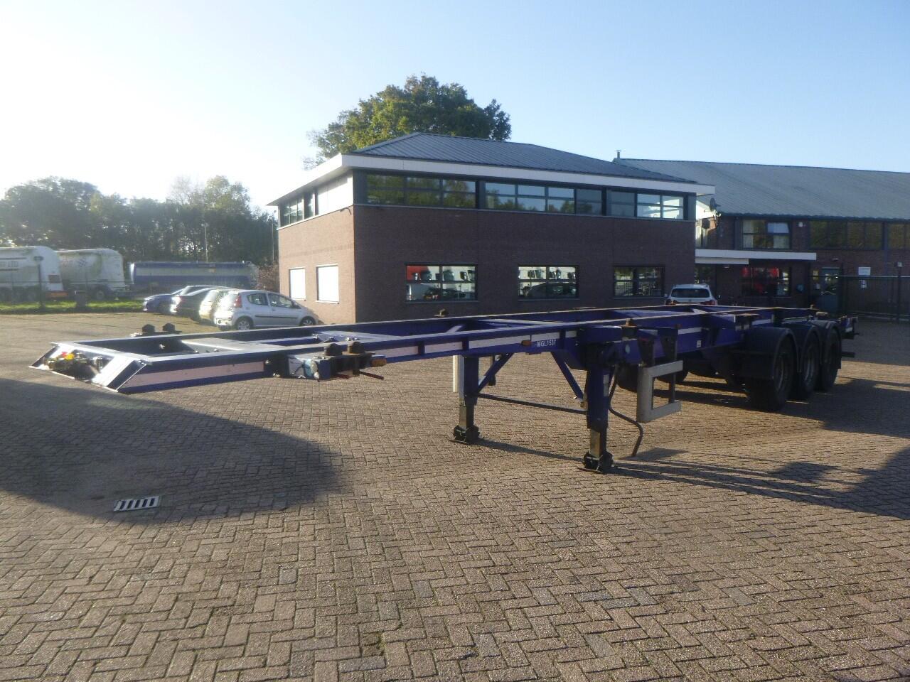 Dennison 3-axle container trailer 20-30-40-45 ft | Oplegger | Containertransport