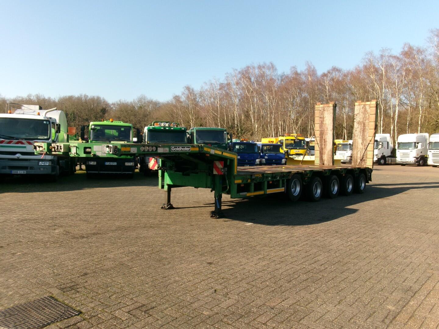 Goldhofer 5-axle semi-lowbed trailer 80 t ext. | Oplegger | Semi-dieplader