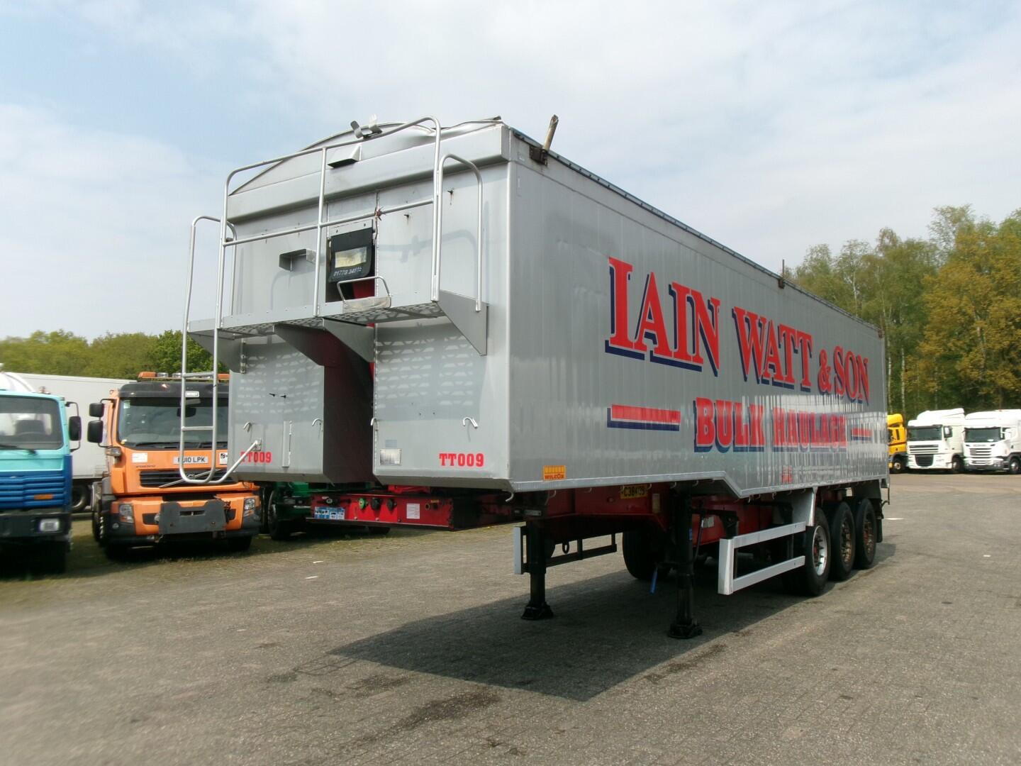 Montracon Tipper trailer alu 55 m3 + tarpaulin | Oplegger | Kipper