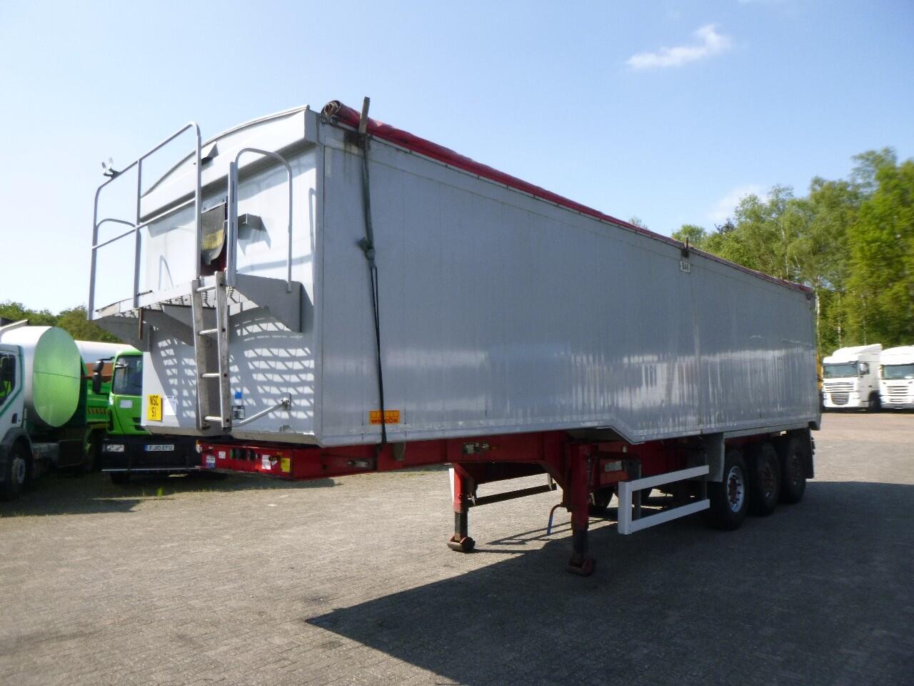 Wilcox Tipper trailer alu 55 m3 + tarpaulin | Oplegger | Kipper
