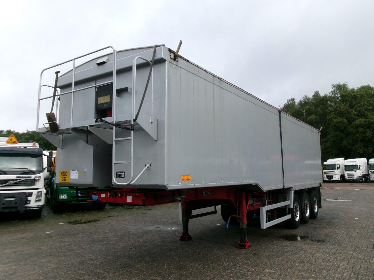 Wilcox Tipper trailer alu 55 m3 + tarpaulin | Oplegger | Kipper