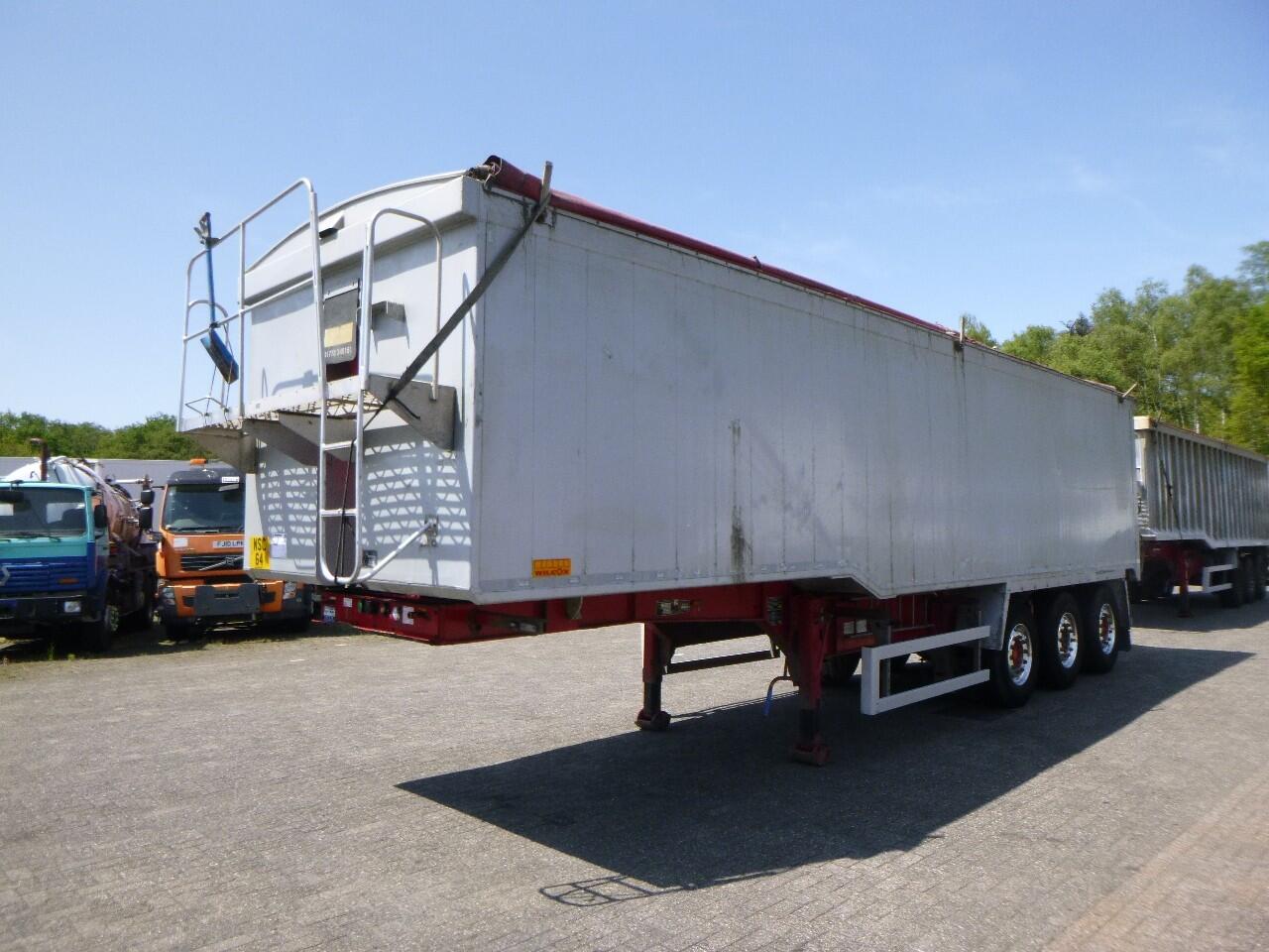 Wilcox Tipper trailer alu 55 m3 + tarpaulin | Oplegger | Kipper