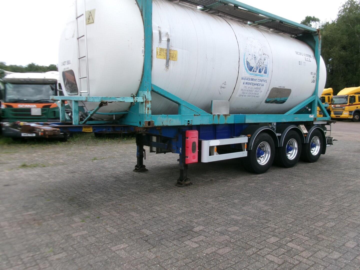 Van Hool 3-axle container trailer + ADR | Oplegger | Tank