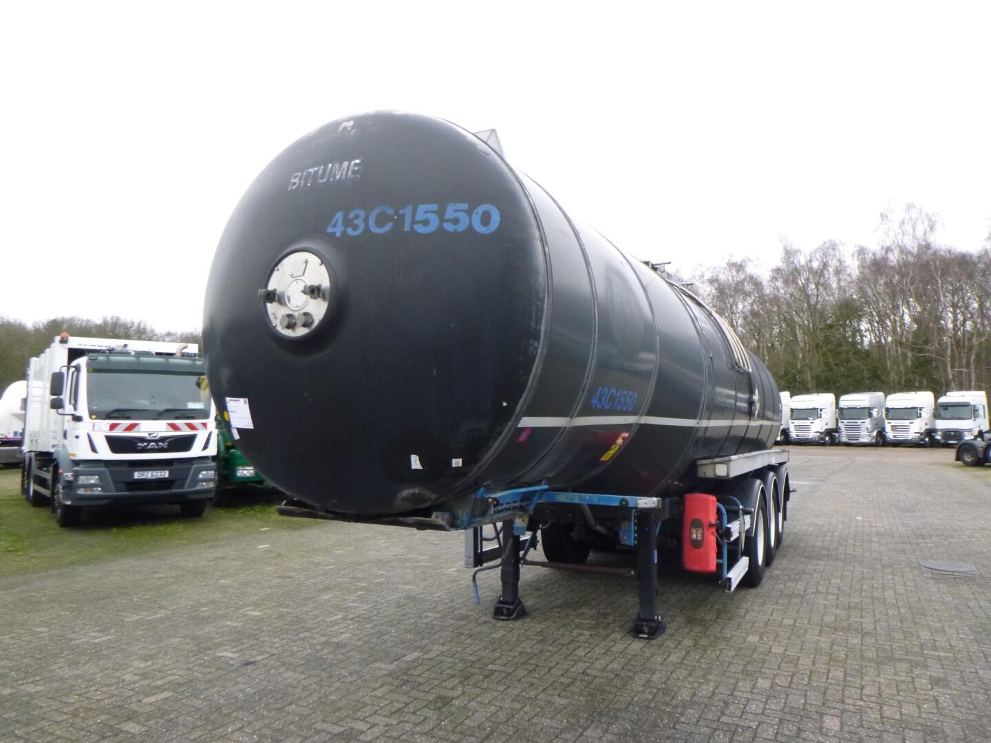 Magyar Bitumen tank inox 30 m3 / 1 comp / ADR 26/04/2024 | Tankoplegger | Tankoplegger Bitumen