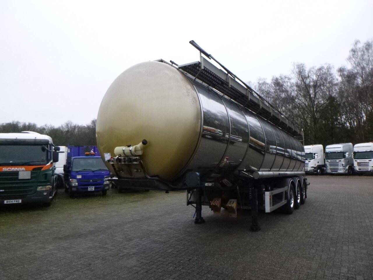 Dijkstra Chemical tank inox L4BH 37.5 m3 / 1 comp | Tankoplegger | Tankoplegger Chemicaliën