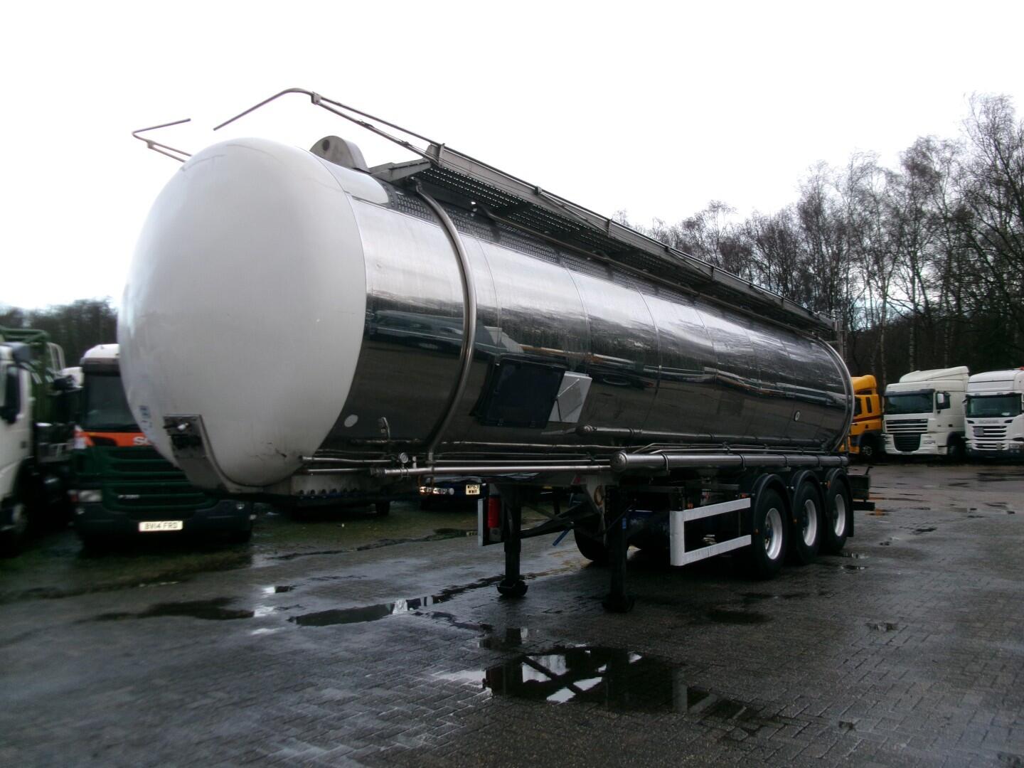 Indox Chemical tank inox L4BH 33.5 m3 / 1 comp | Tankoplegger | Tankoplegger Chemicaliën