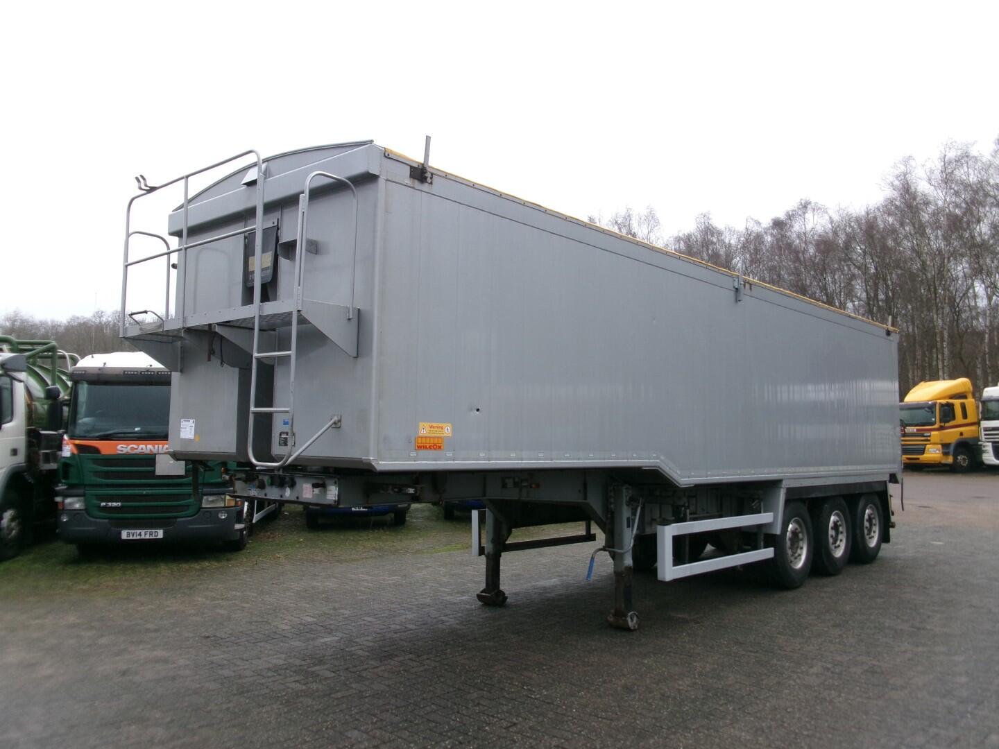 Wilcox Tipper trailer alu 52 m3 + tarpaulin | Oplegger | Kipper