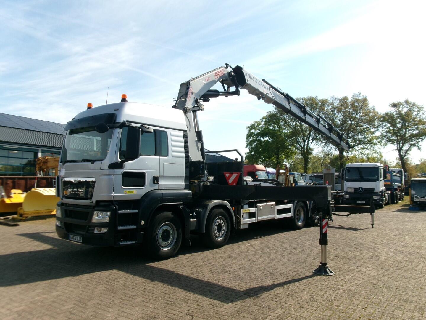 M.A.N. TGS 26.440 8x2 RHD + Fassi F660RA.2.26 | Vrachtwagen | Kraanwagen