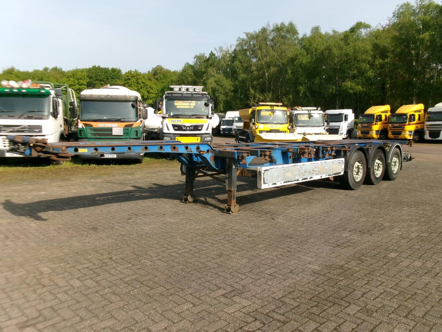 Krone 3-axle container trailer 20-30-40-45 ft SDC27 | Oplegger | Containertransport