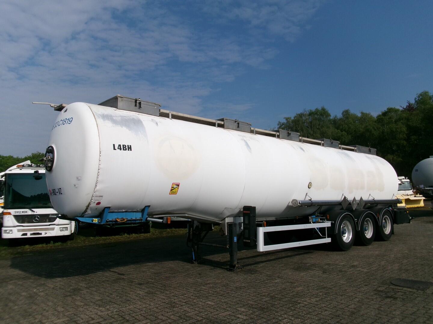 Magyar Chemical tank inox L4BH 34 m3 / 1 comp | Tankoplegger | Tankoplegger Chemicaliën