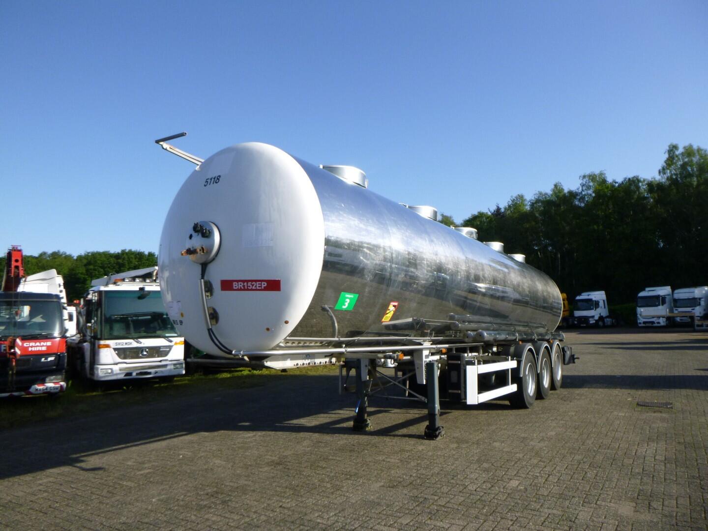 Maisonneuve Food tank inox 32 m3 / 5 comp | Tankoplegger | Tankoplegger Levensmiddelen