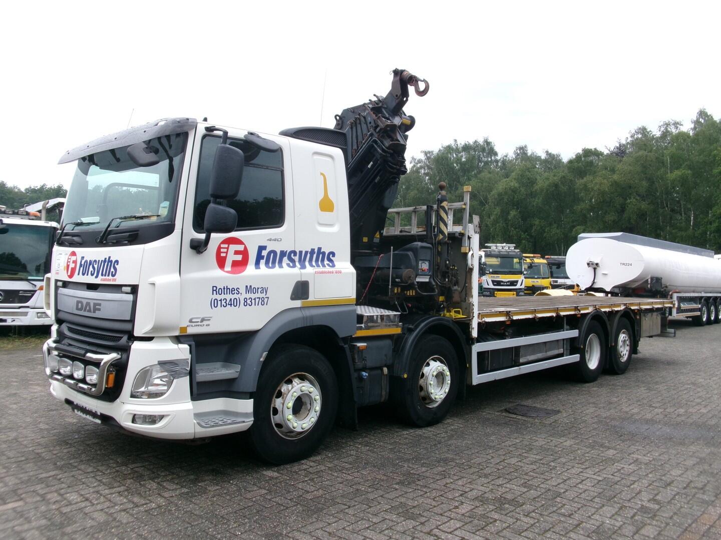 D.A.F. CF 440 8x2 RHD + Hiab XS 477 E-6 HiDuo | Vrachtwagen | Kraanwagen