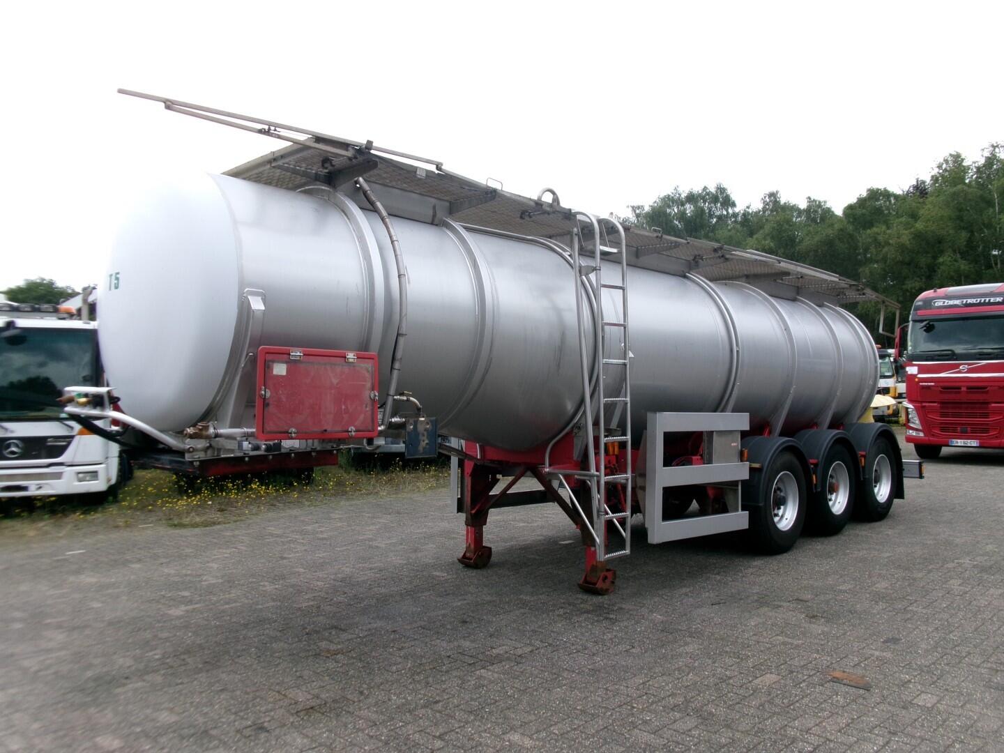 Crane Fruehauf Chemical tank inox 22.5 m3 / 1 comp | Tankoplegger | Tankoplegger Chemicaliën