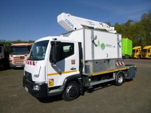 Renault D 7.5 4x2 France Elevateur manlift 172 CPL