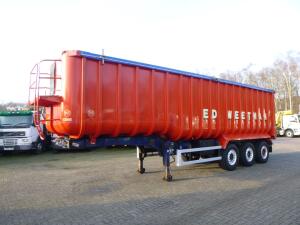 Fruehauf Tipper trailer alu 52 m3 + tarpaulin