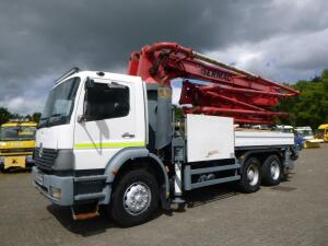 Mercedes Atego 6x4 Sermac SCL120 concrete pump