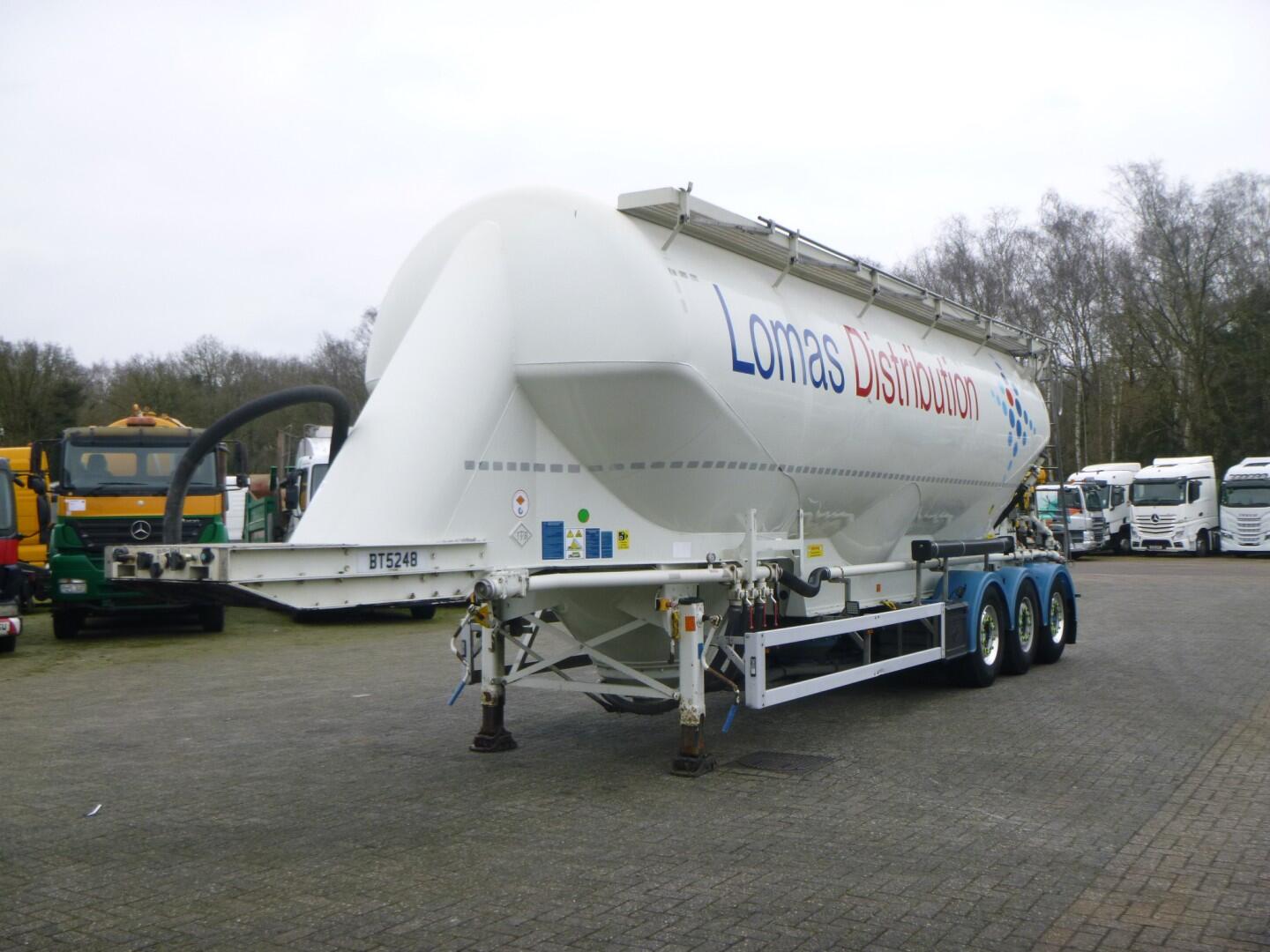 Feldbinder Powder tank alu 50 m3 / 1 comp | Tankoplegger | Tankoplegger Poeder / bulk