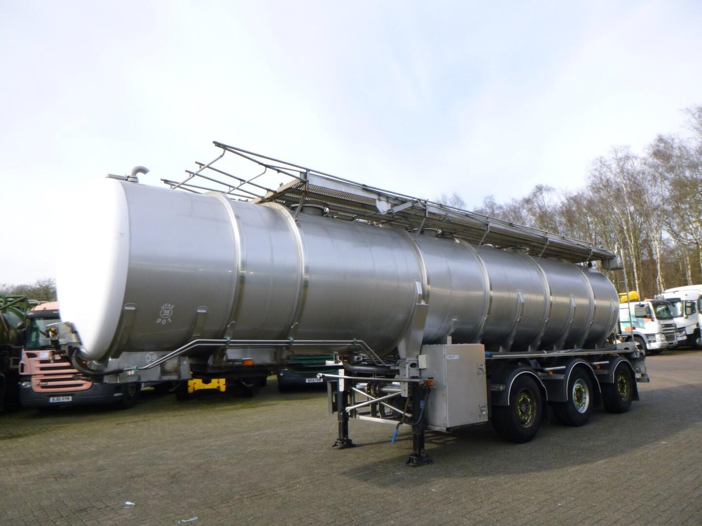 Burg Food tank inox 30.3 m3 / 3 comp | Tankoplegger | Tankoplegger Levensmiddelen