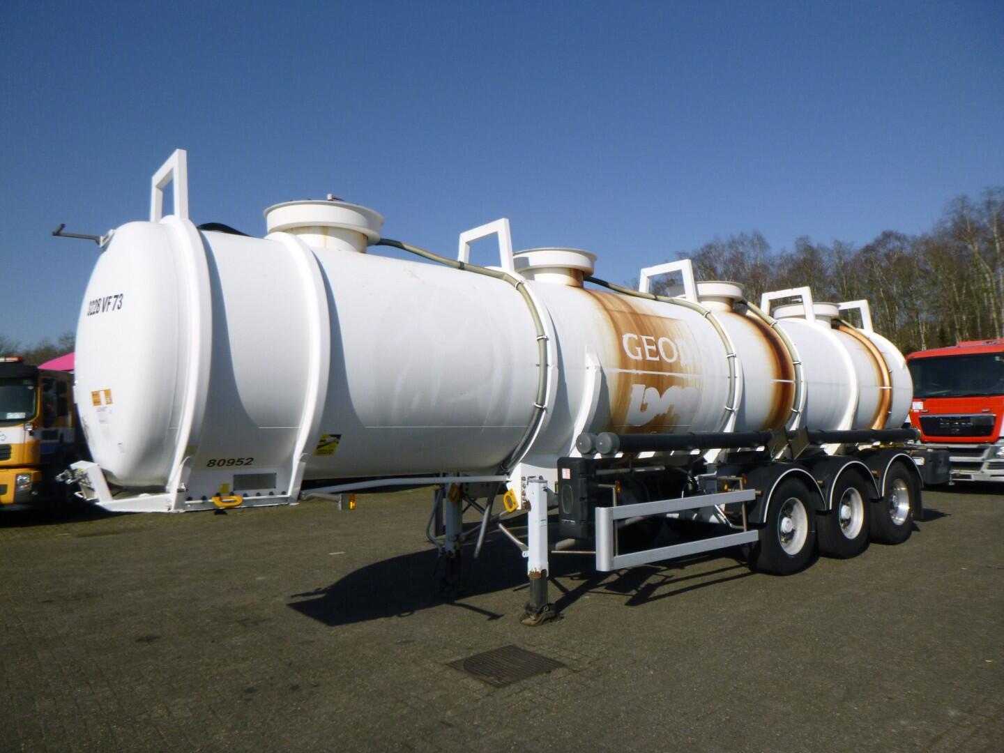 Magyar Chemical ACID tank inox L4BN 26.2 m3 / 1 comp | Tankoplegger | Tankoplegger Chemicaliën