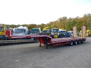 Nooteboom 4-axle semi-lowbed trailer ext. 73 t + ramps