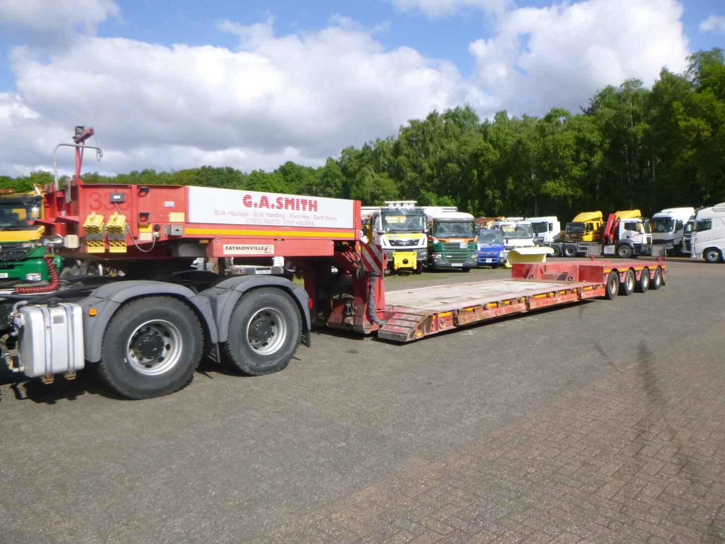 Faymonville 4-axle lowbed trailer 72t STBZ-4VA | Oplegger | Dieplader