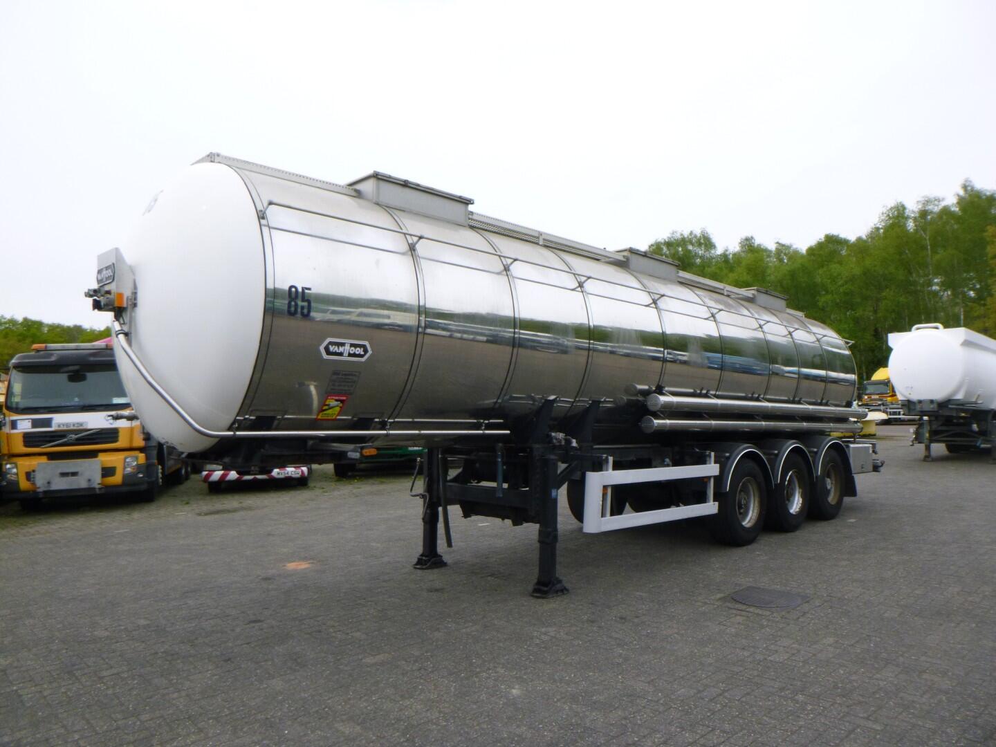 Van Hool Chemical tank inox L4BH 30 m3 / 3 comp | Tankoplegger | Tankoplegger Chemicaliën