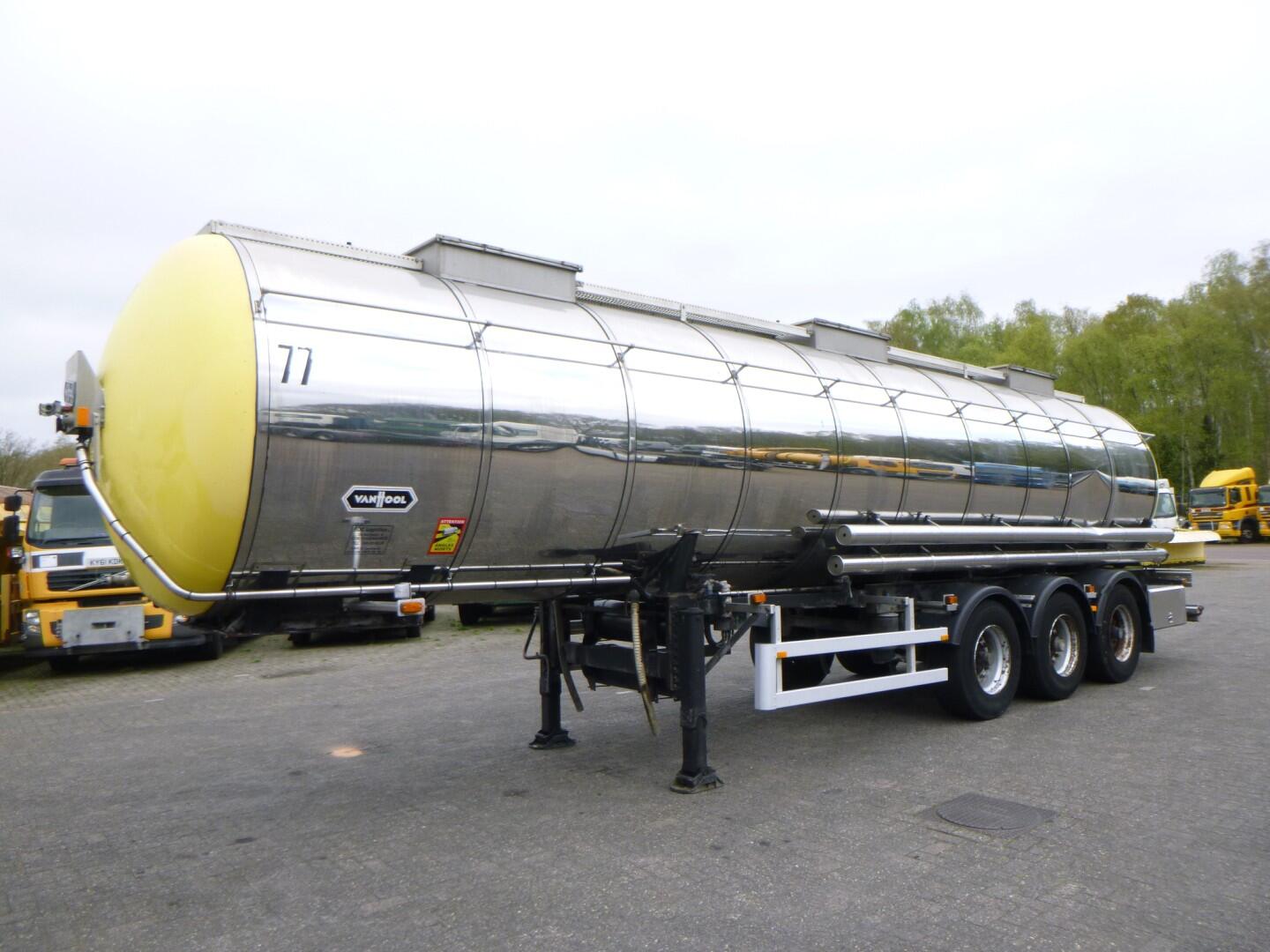 Van Hool Chemical tank inox 30 m3 / 1 comp | Tankoplegger | Tankoplegger Chemicaliën