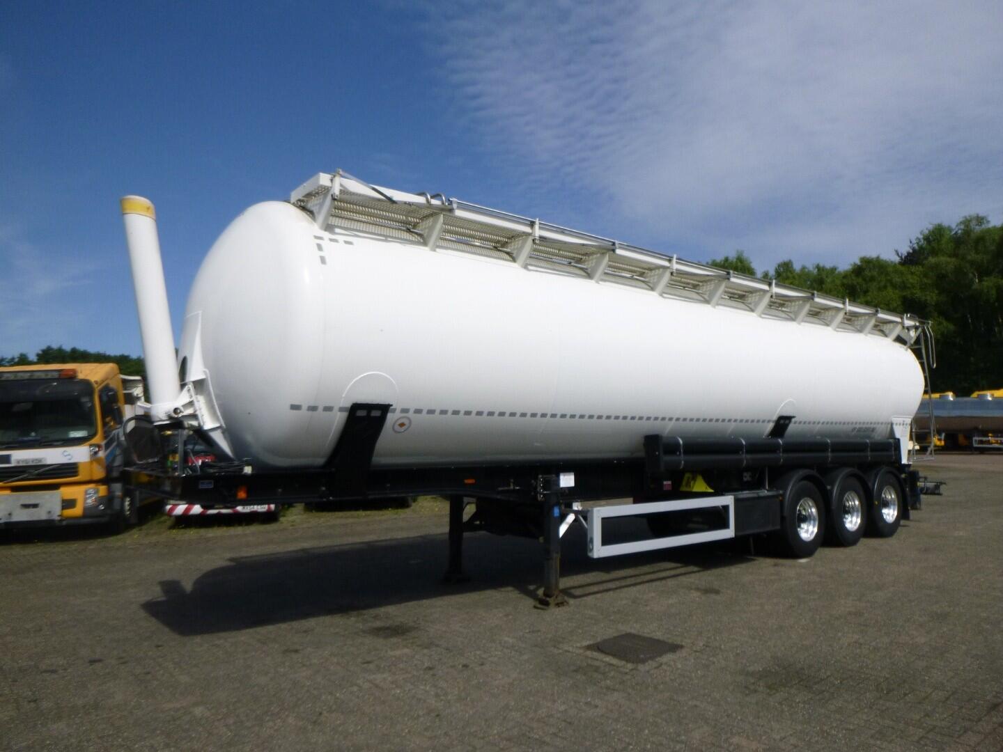 Feldbinder Powder tank alu 63 m3 (tipping) | Tankoplegger | Tankoplegger Poeder / bulk