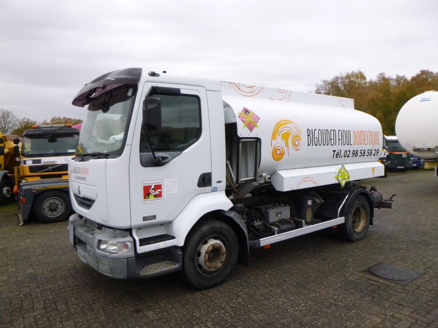 Renault Midlum 220 dci 4x2 fuel tank 10.5 m3 / 4 comp | Vrachtwagen | Tankwagen brandstof