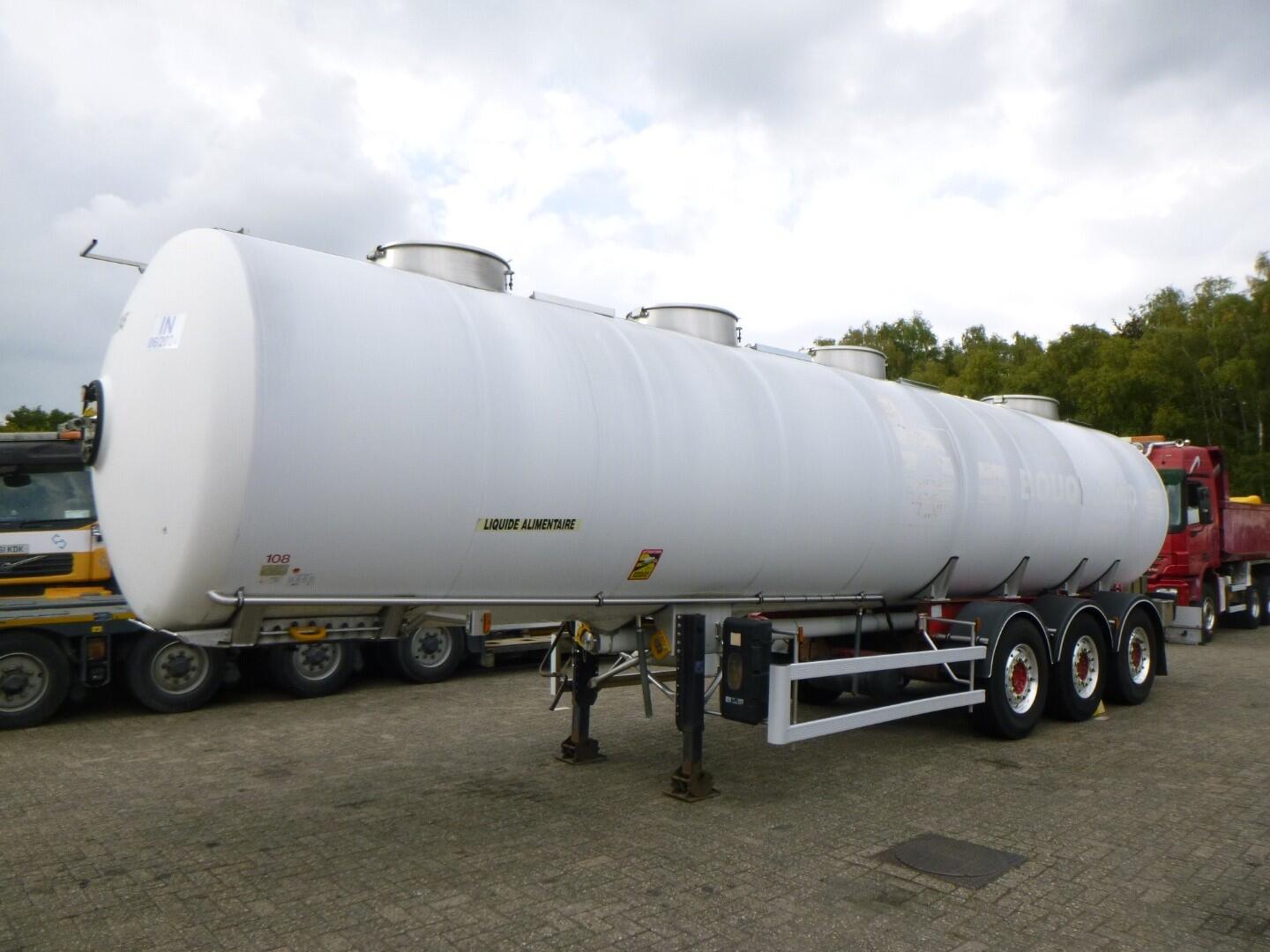 Magyar Food tank inox 30 m3 / 4 comp | Tankoplegger | Tankoplegger Levensmiddelen