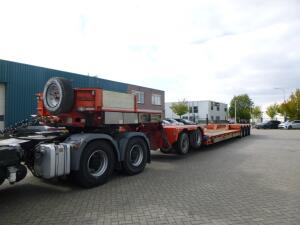 Nooteboom 4-axle lowbed trailer Euro 110-04 + 2-axle dolly