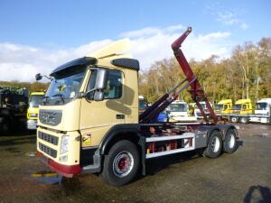Volvo FM 410 6x2 Euro 5 AJK container hook 20t