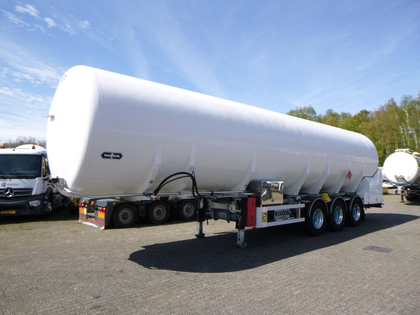 Van Hool Cryogenic tank inox 52,435 m3 / 1 comp / R10.4BN (methane/argon/nitrogen | Tankoplegger | Tankoplegger Gas