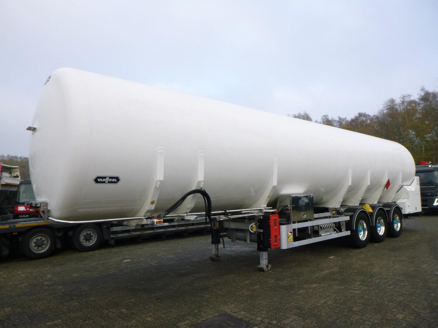 Van Hool Cryogenic tank inox 58.6 m3 / 1 comp / R10,4BN (methane/argon/nitrogen) | Tankoplegger | Tankoplegger Gas