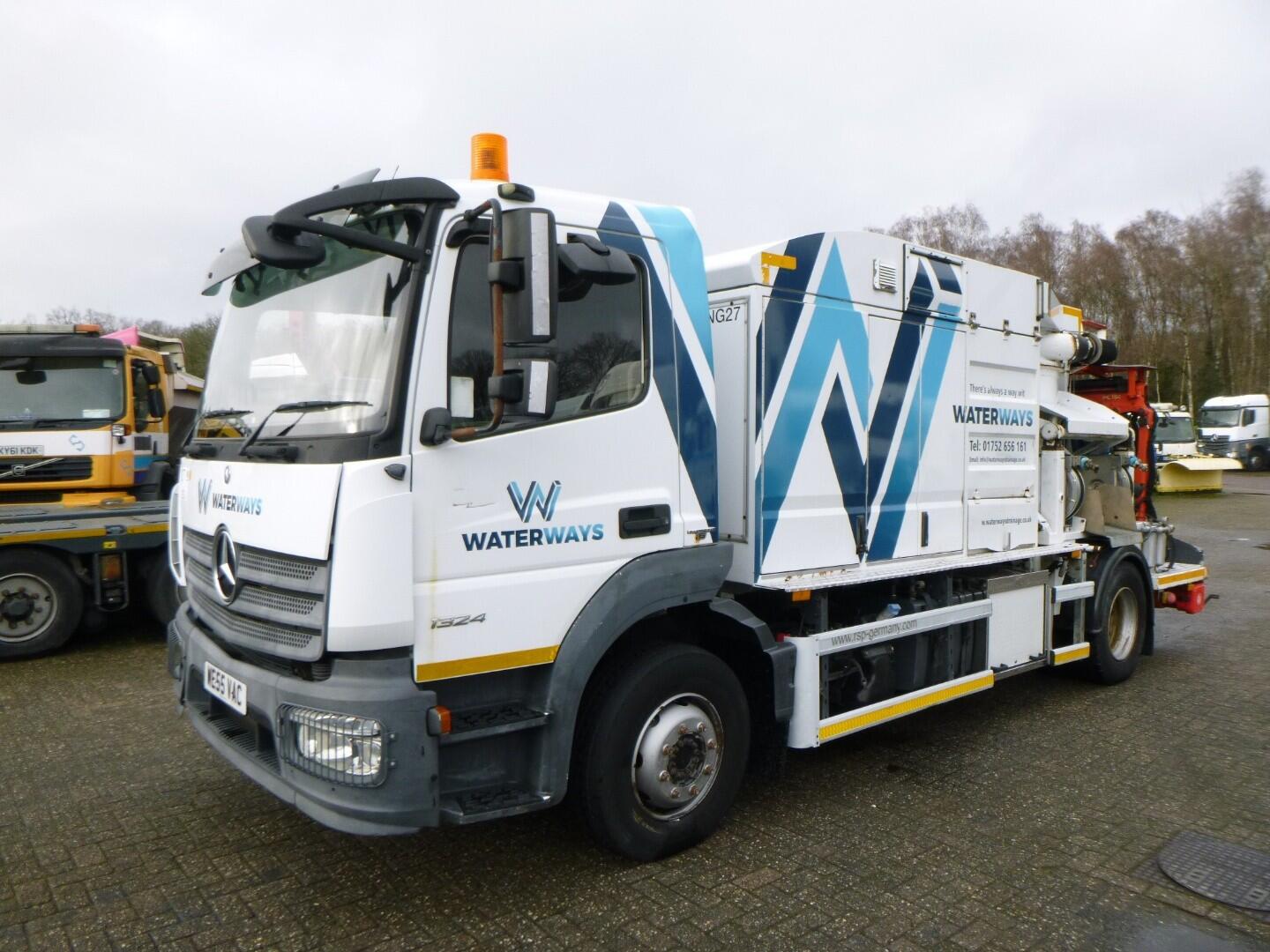 Mercedes Atego 1324 4x2 RHD / RSP ESE 13/H Saugbagger + Palfinger PC1500A | Vrachtwagen | Kolkenzuiger