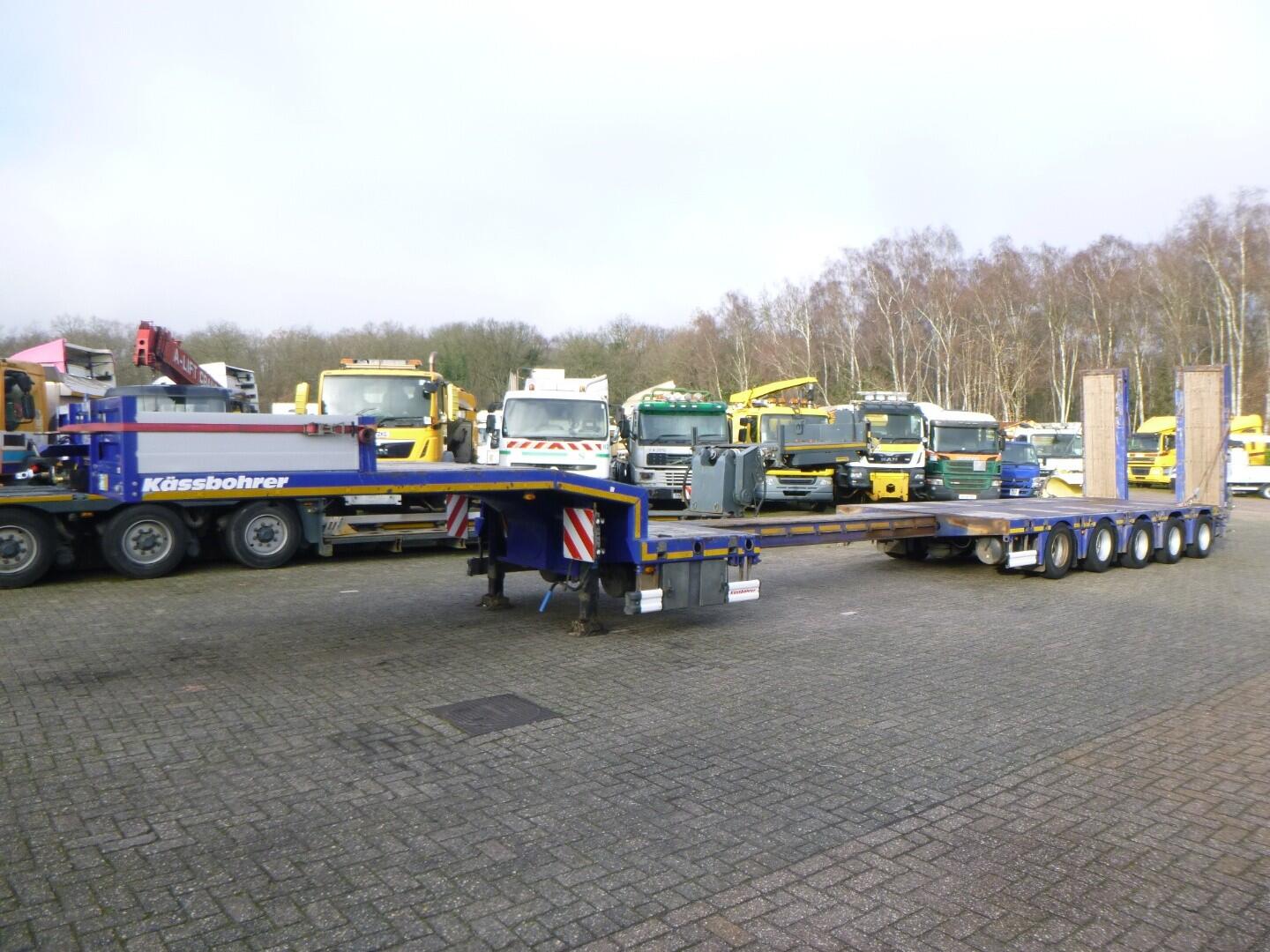 Kassbohrer 5-axle semi-lowbed trailer ext 74 t + ramps | Oplegger | Dieplader