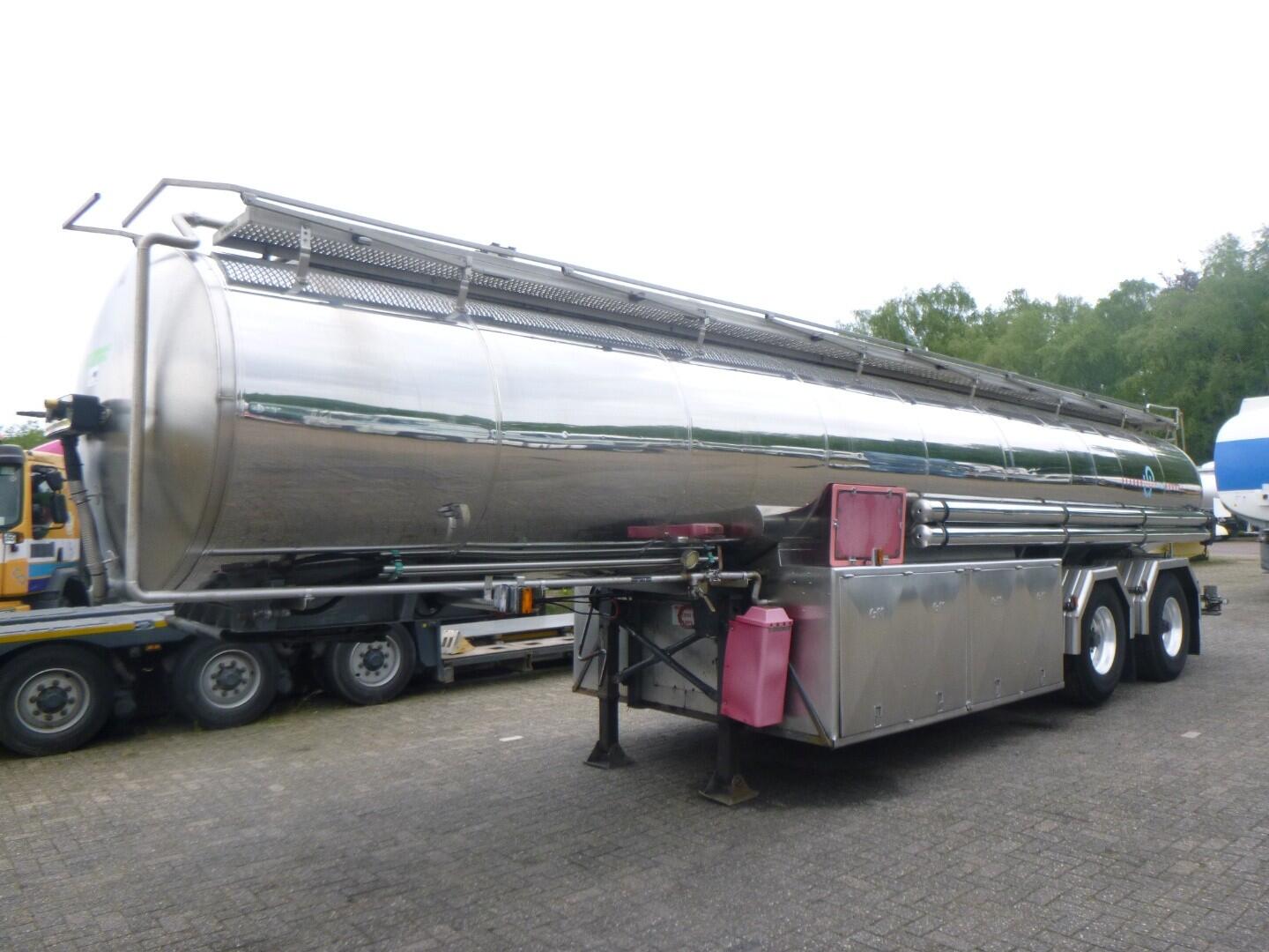 Magyar Fuel / oil tank steel 23 m3 / 7 comp + pump | Tankoplegger | Tankoplegger Brandstof