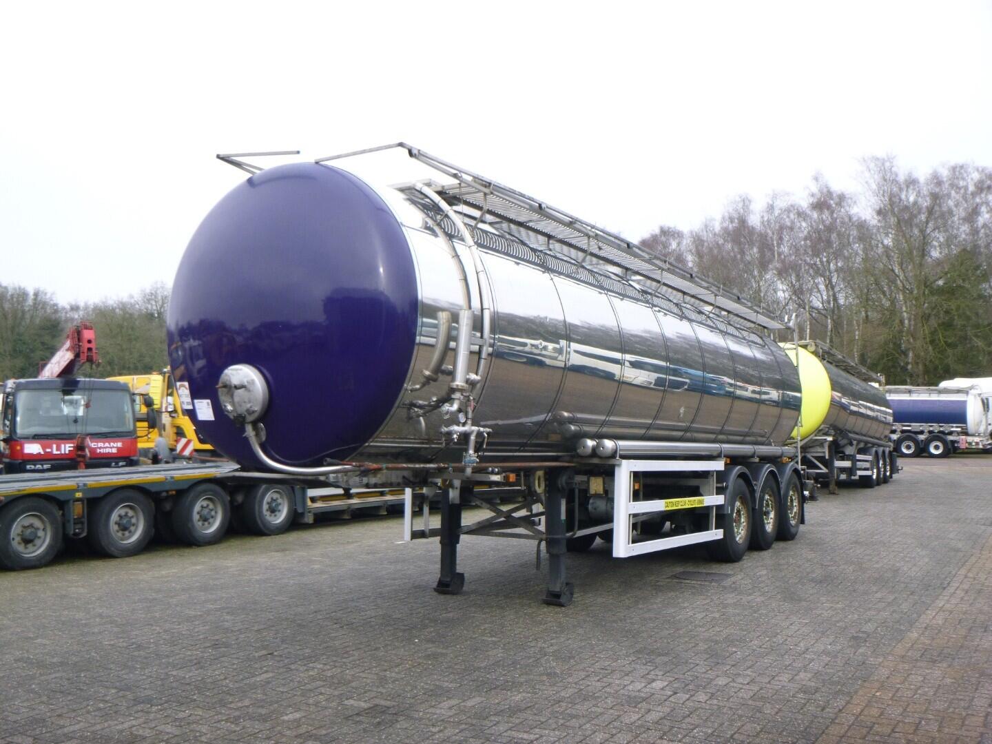 Maisonneuve Chemical tank inox (non ADR) 30 m3 / 1 comp | Tankoplegger | Tankoplegger Chemicaliën