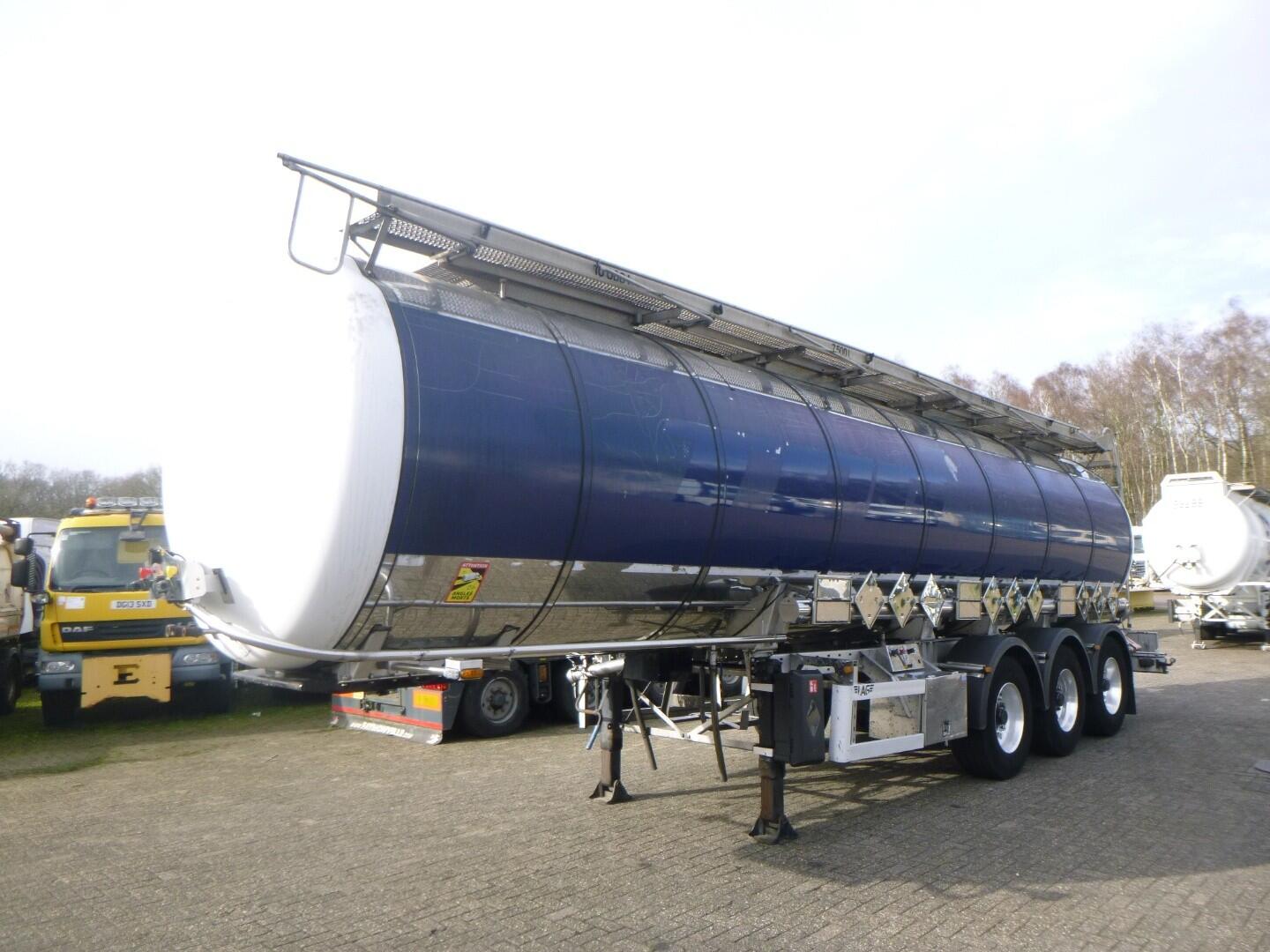 Burg Chemical tank inox L4BH 32.5 m3 / 3 comp | Tankoplegger | Tankoplegger Chemicaliën